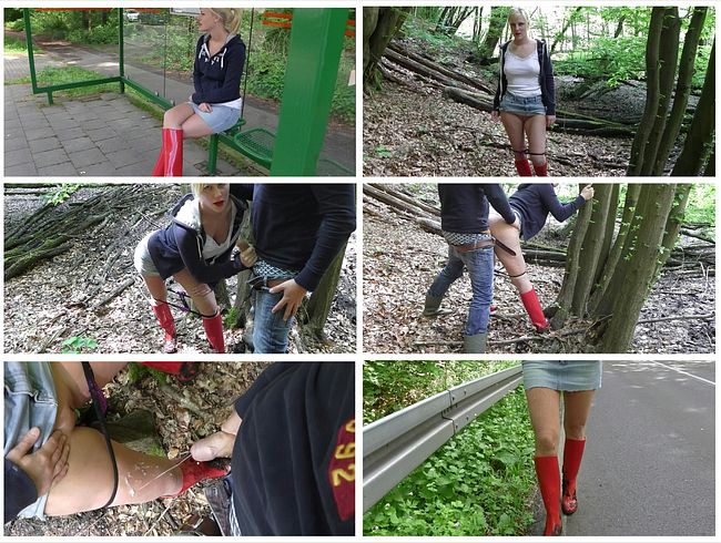 Geiler Gummistiefel Outdoor Fick