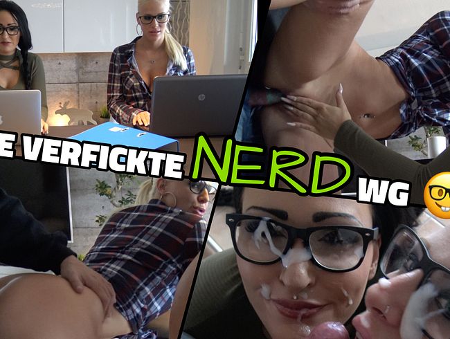 Die verfickte NERD WG | XXXL FACIAL voll auf die Brillen gespritzt